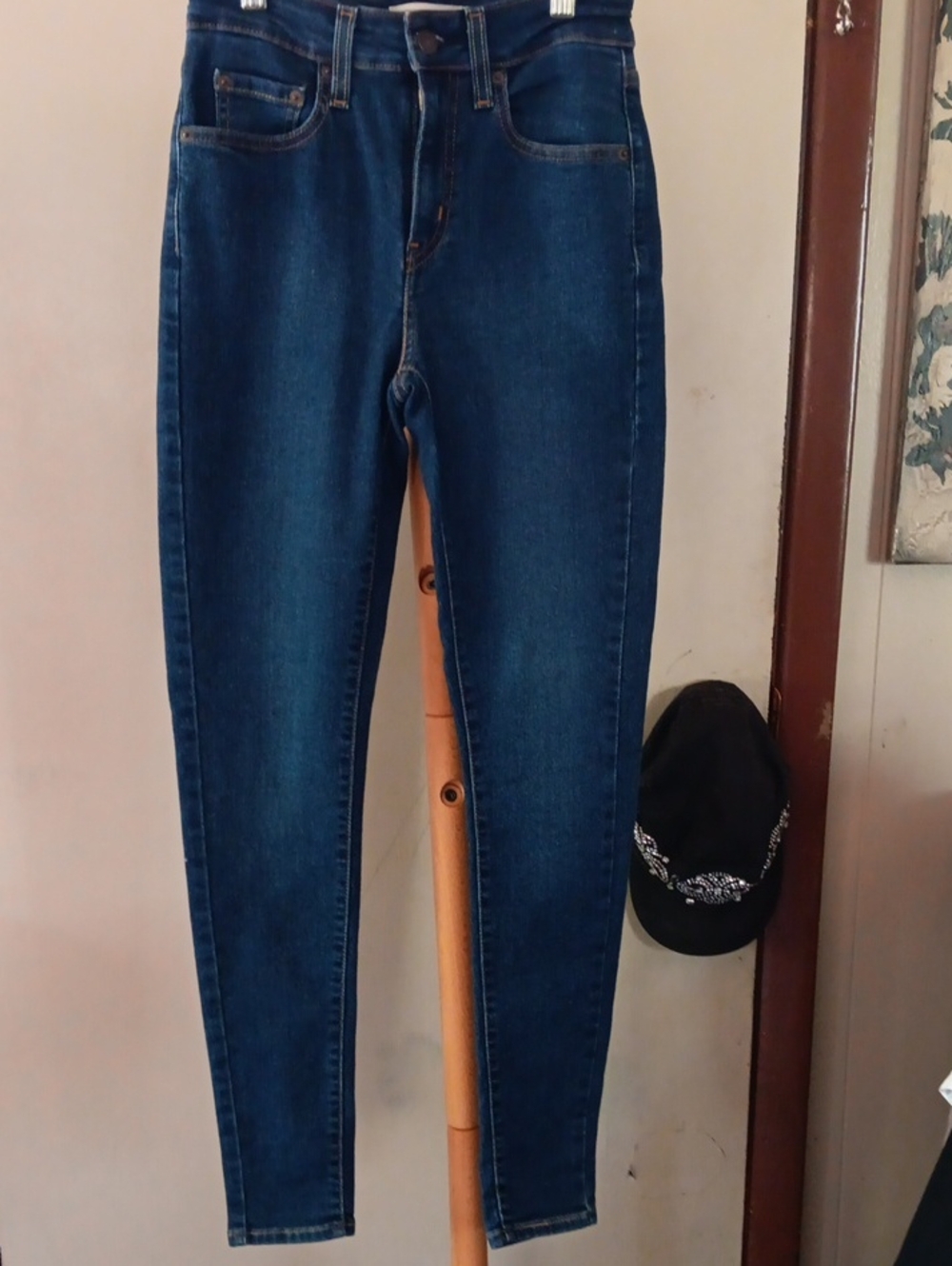 Levi's Dark Blue Skinny Jeans - High Rise